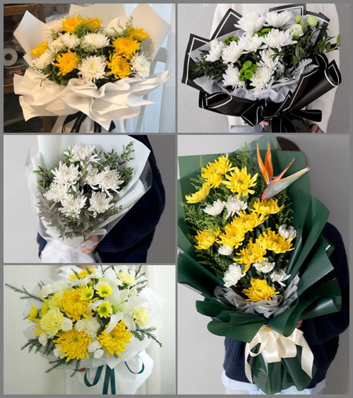 贵州铜仁市松桃县迓驾镇达车村白事花束代送
